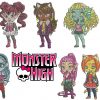 50% off on Monster High Machine Embroidery Designs for 4in hoop - resizeable with a freely downloadable software.