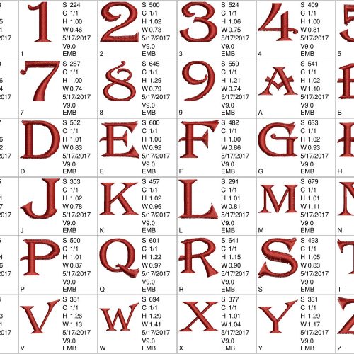 50% off, 1" tall Algerian Embroidery Font that you can map to your keyboard with freely downloadable software - video instructions provided.